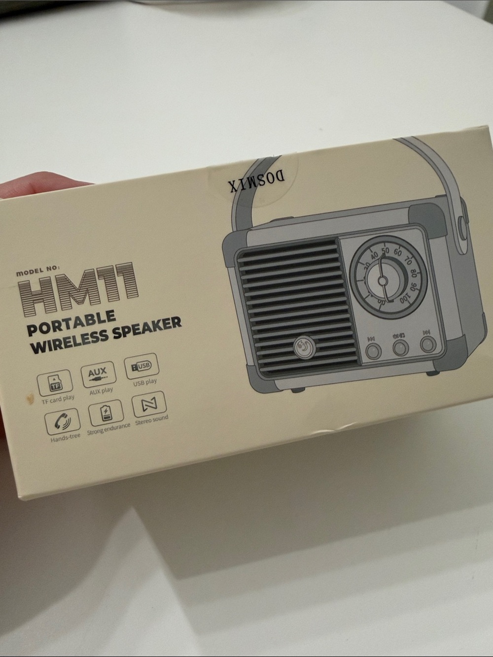 HM11 Portable Wireless Speaker - Cream